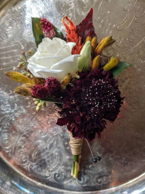 Dance Boutonniere for Holiday Dance