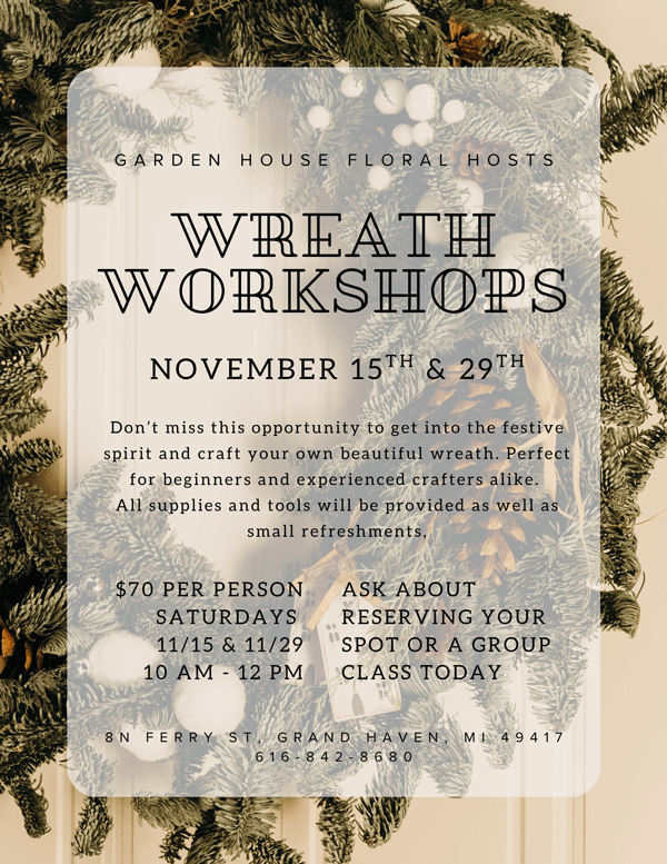 Wreath Workshop in Grand Haven